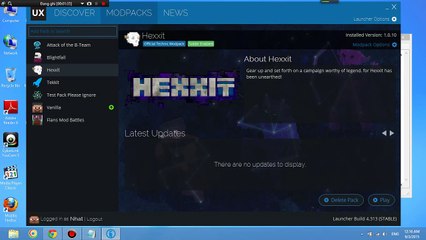 Cách fix lỗi crash cho minecraft hexxit.