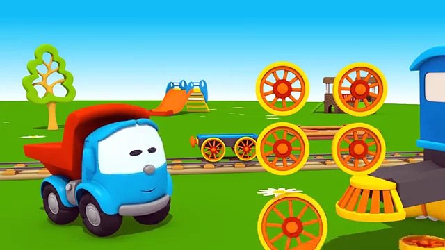 Voller Dampf vorraus! Leo Junior und die Lokomotive - 3D Cartoon für Kinder in deutsch