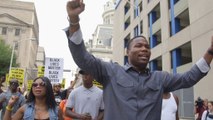Protests in Baltimore ahead of Freddie Gray hearing