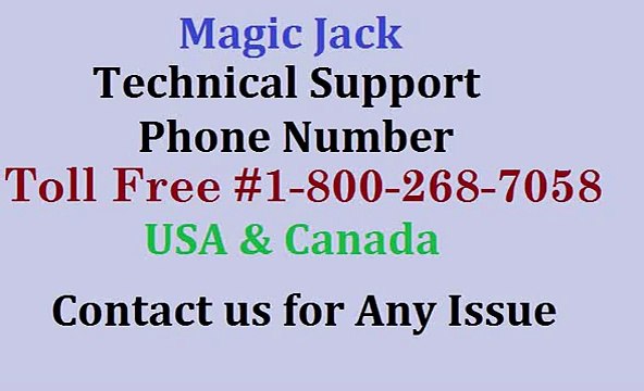 Magic Jack Technical Support Phone Number #1-800-268-7058 For USA & Canada.
