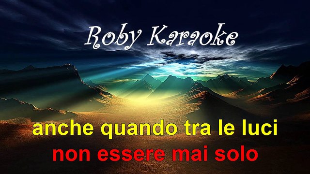 karaoke Enrico Ruggeri Perduto amore