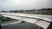 Decolagem com tempo chuvoso em Fortaleza - Take-off under rainy weather in Fortaleza