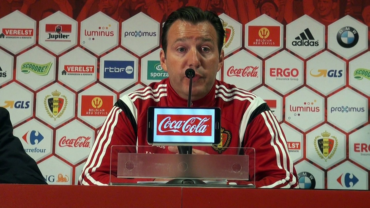 Wilmots: "Evitons de donner des coups francs"