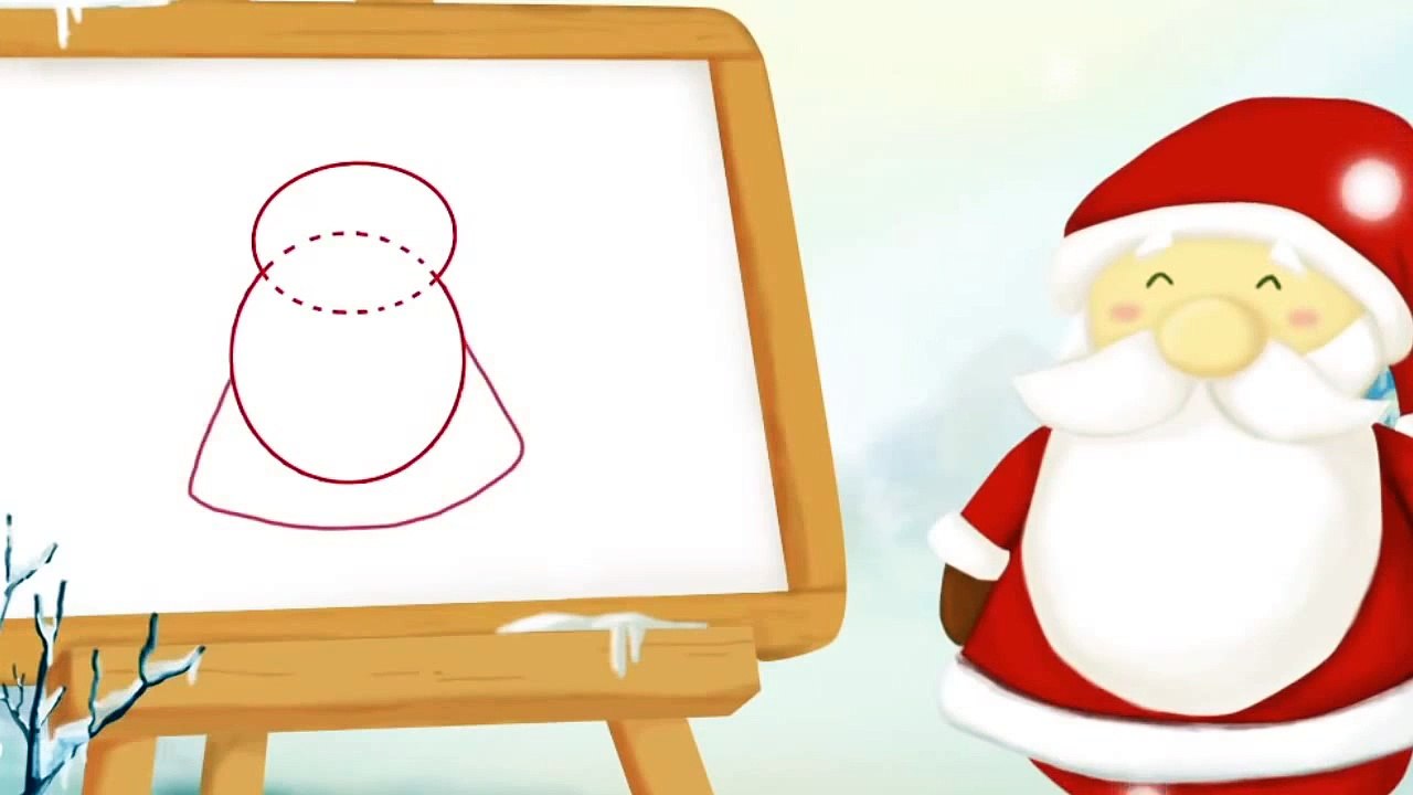 Comment dessiner le père Noël