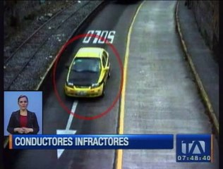 Graves infracciones de tránsito con captadas por las cámaras de la AMT