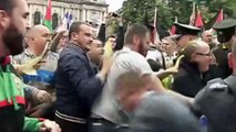 Palestine Solidarity Protestors Clash At Belfast City Hall (19/7/14)