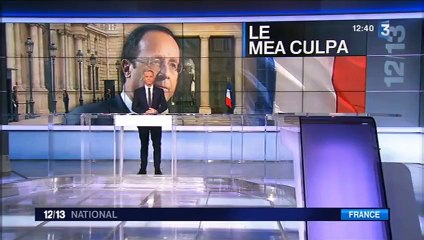 TVA sociale : François Hollande fait son mea culpa