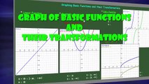 Graphing Basic Functions and their Transformations