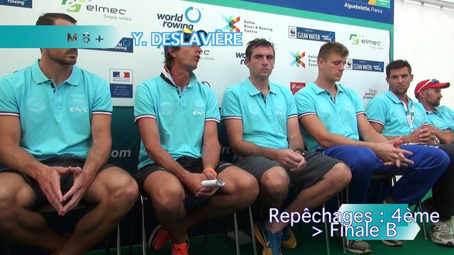 Championnats du monde Aiguebelette 2015 - Repêchage M8+