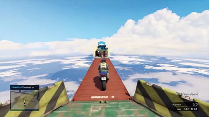 GTA 5 Online Racing: Moto Sky Race