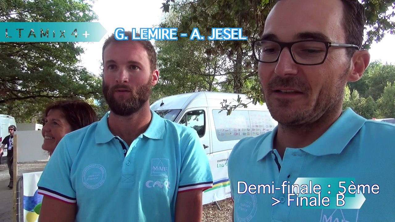 Championnats du monde Aiguebelette 2015 - Demi-finale LTAMix4+
