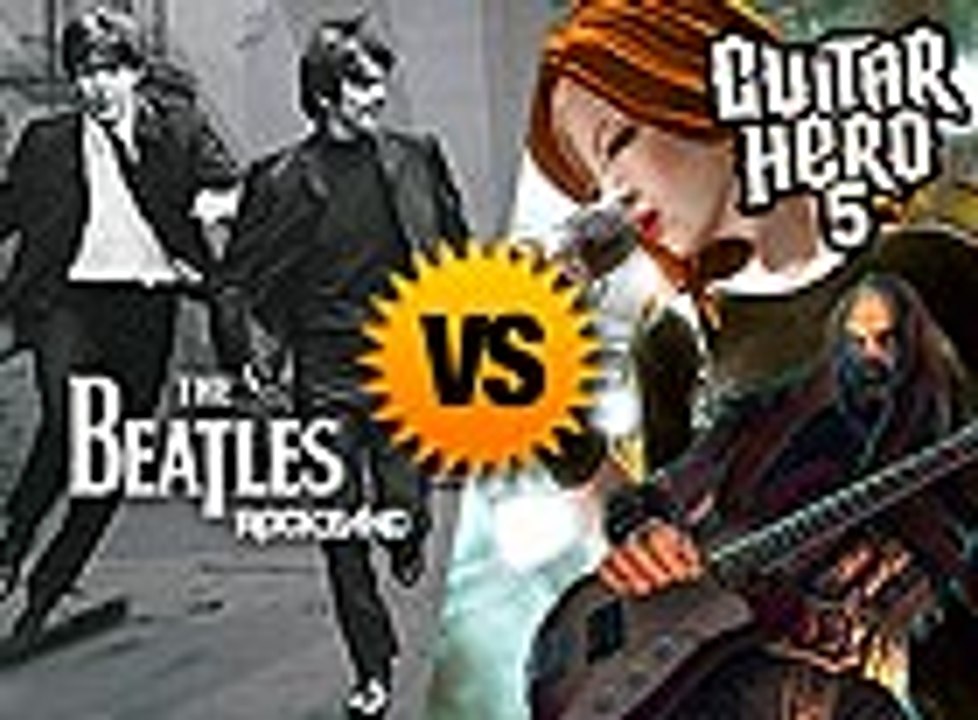The Beatles Rock Band vs Guitar Hero 5