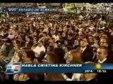 Nestor Kirchner asume Cristina habla  parte 1 (de 2