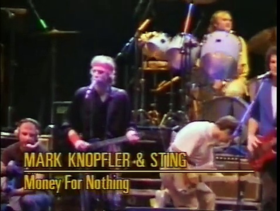 Dire Straits - Money For Nothing (Live) Feat. Sting & Co.