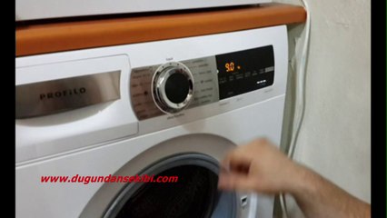 PROFİLO CMG140 DTR 9kg 1400 Devir Anlatımı Kullanımı.