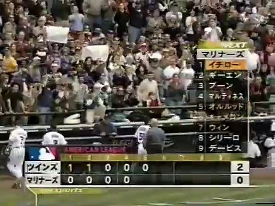 ---2003 イチロー レーザービーム 弾丸返球に外人発狂!! スーパープレー