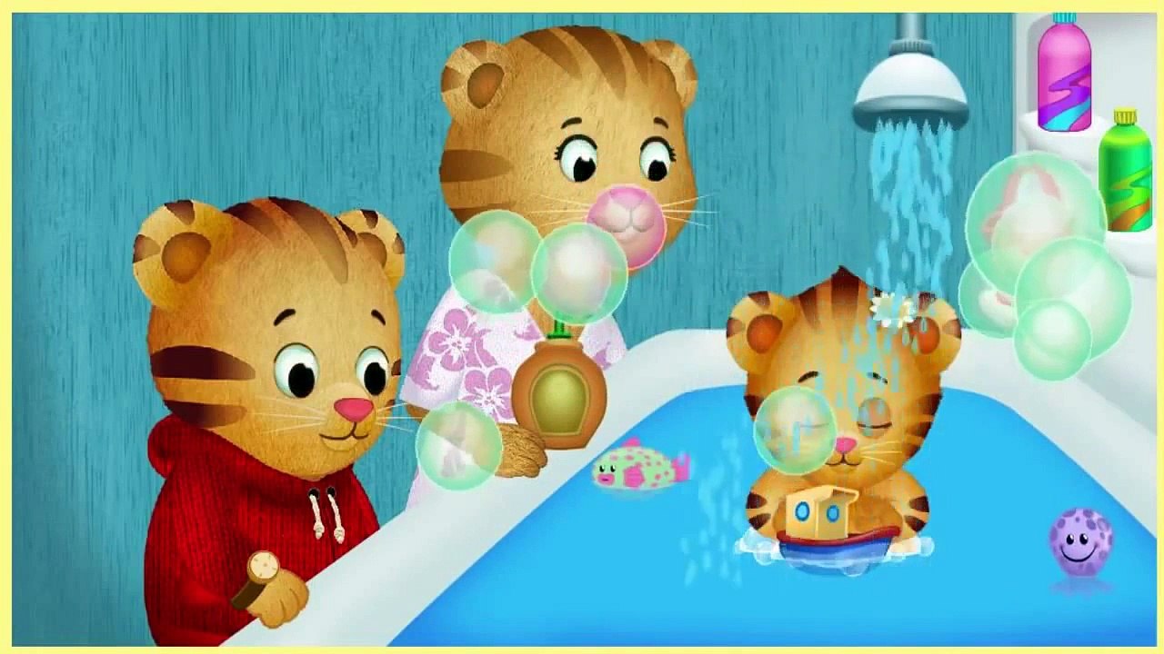 Daniel Tiger's Neighborhood BathTime Baby Bath Cartoon Animation PBS Kids Game Play Walkth