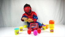 069  SpiderMan Kid Opening Surprise EGGS Toys! Lightning McQueen Disney CARS PEPPA PIG MLP Minions M