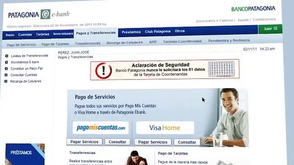 ¿Cómo realizar una transferencia a través de Patagonia e-bank?