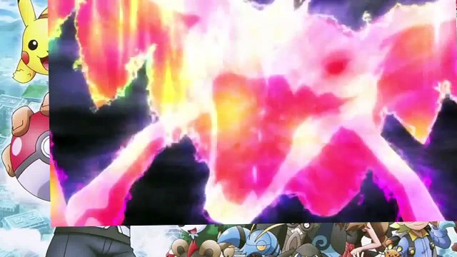 Mega charizard and Mega Metagross VS Primal Groudon and Primal Kyogre Pokemon XY Mega Evolution ac