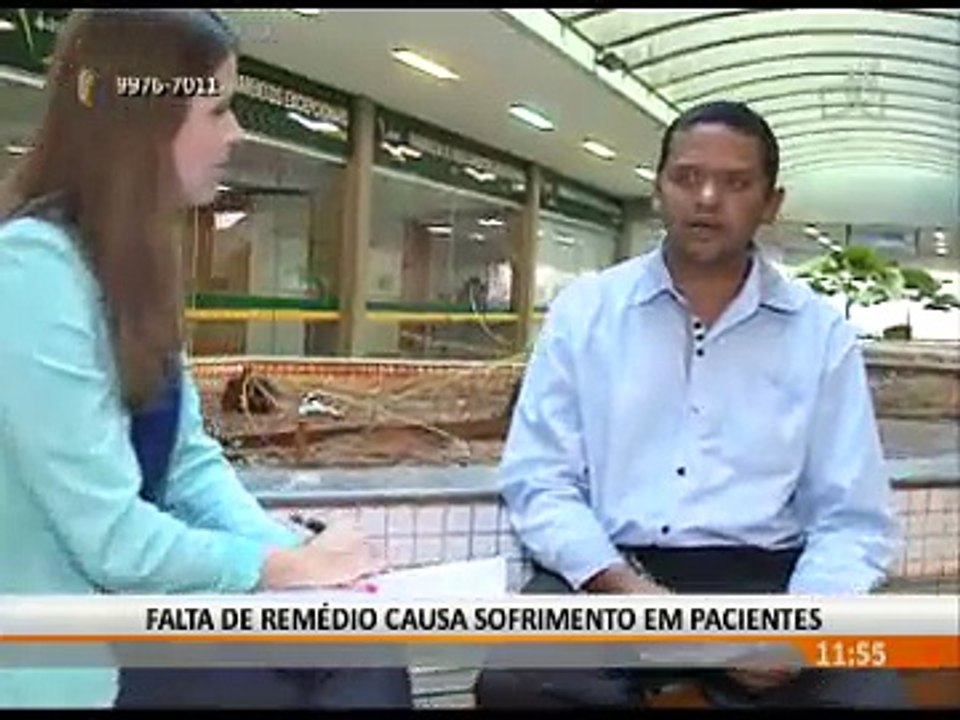 PACIENTES PRECISAM DE REMÉDIO QUE ESTÁ EM FALTA