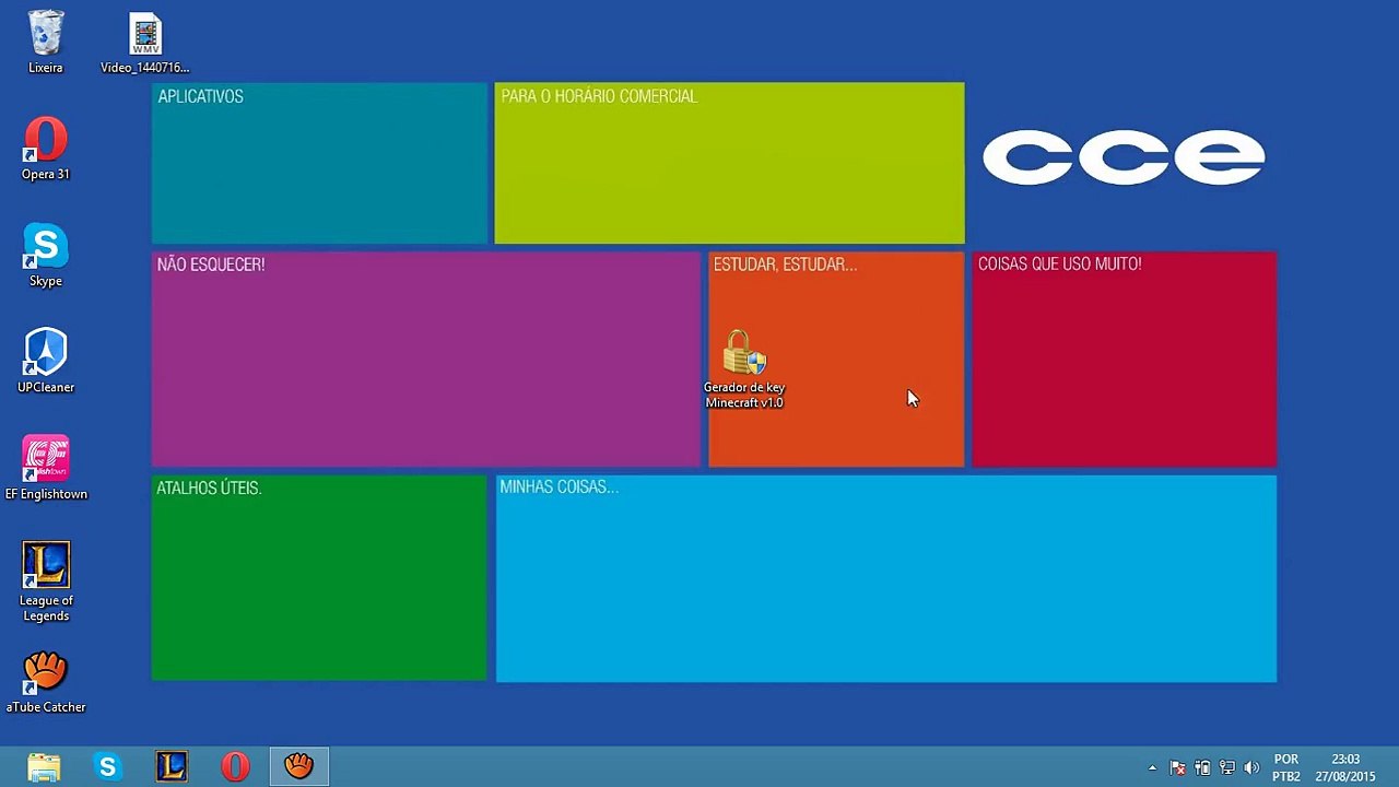 Gerador de key, Minecraft (funfando) (27/08/15)