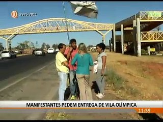 CAMINHADA DE 50 KM PARA PEDIR ENTREGA DE VILA OLÍMPICA