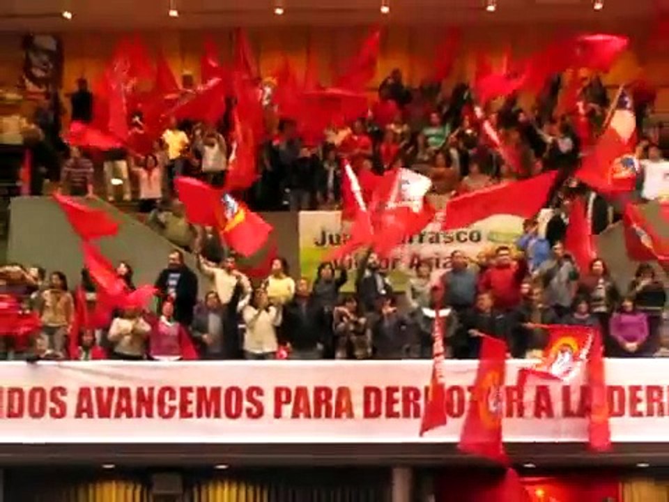 Acto 100 años del Partido comunista de Chile - Congreso Nacional - Himno de la Jota