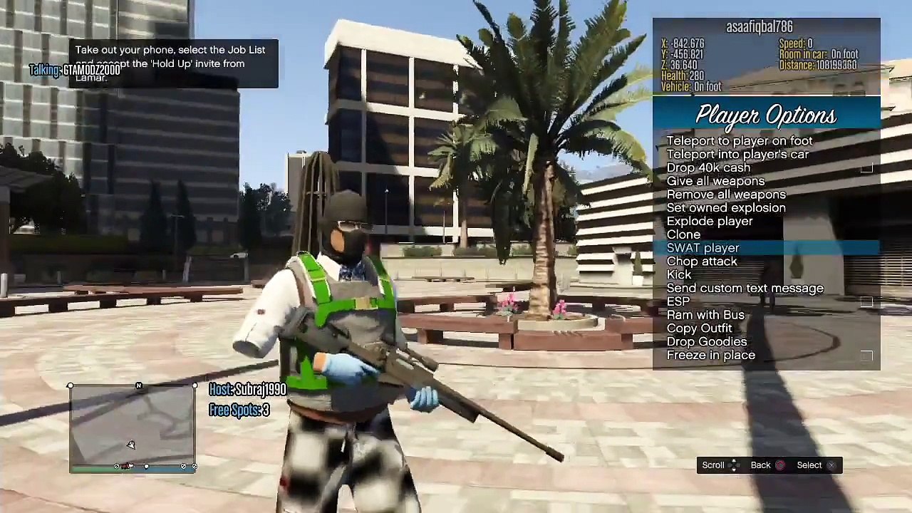 GTA V NEW UPDATED Online Mod Menu [PS4/PS3/XONE/X360]