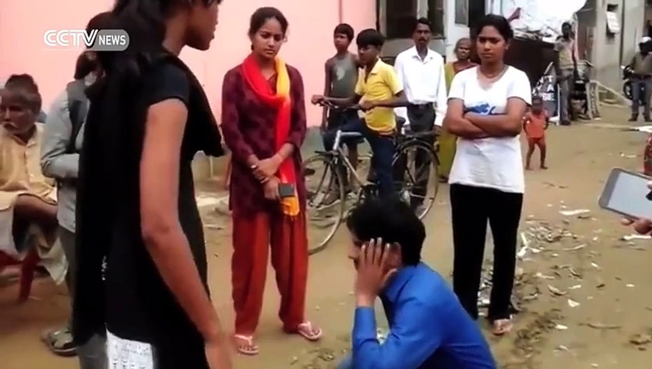 Indian girl beat