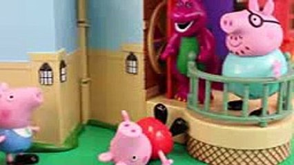 peppa pig barney and friends dinosaur school with george pig and daddy pig part 2 38254