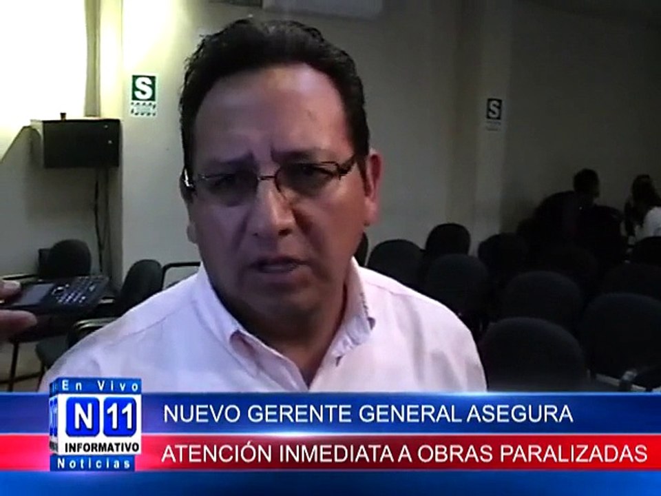 N11 Informativo NUEVO GERENTE GENERAL DEL GOBIERNO REGIONAL DE AYACUCHO ASEGURA ATENCION INMEDIATA A OBRAS PARALIZADAS