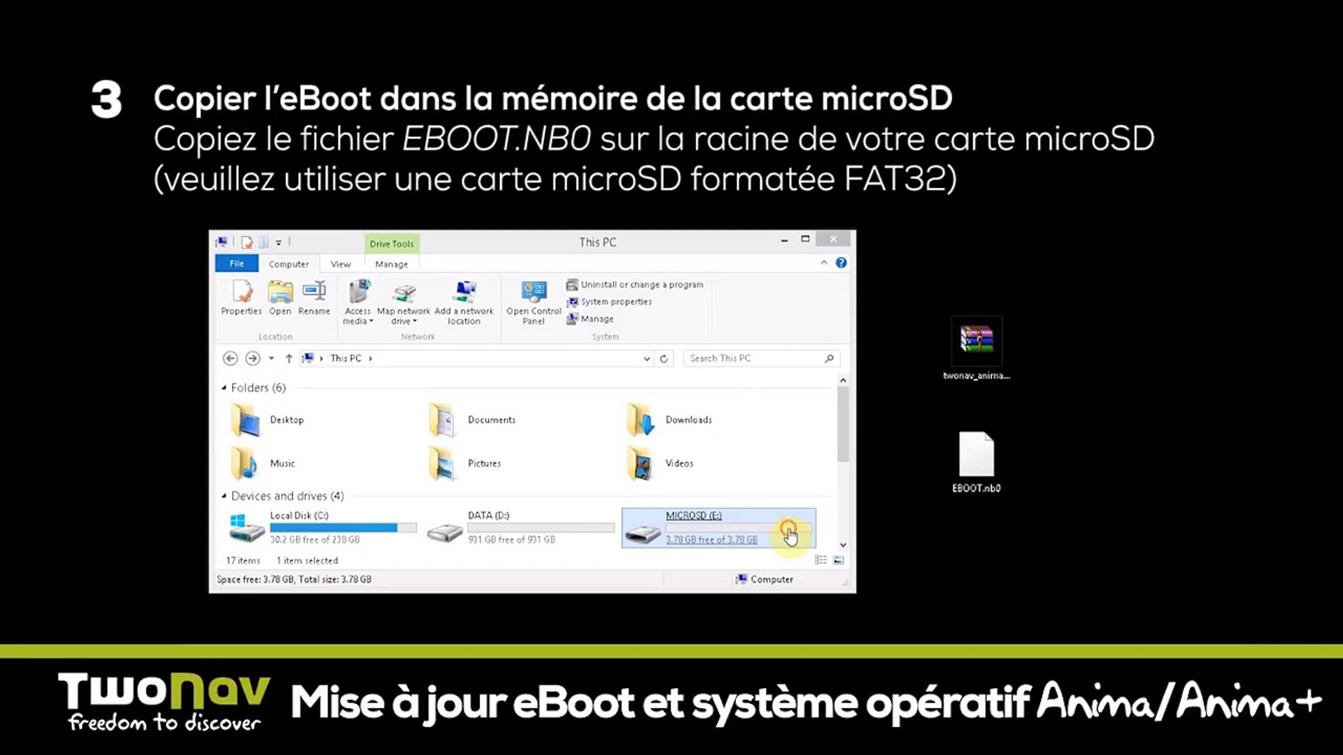 ⁣TUTORIEL TWONAV | Mise à jour eBoot et système opératif Anima/Anima+ (Français)