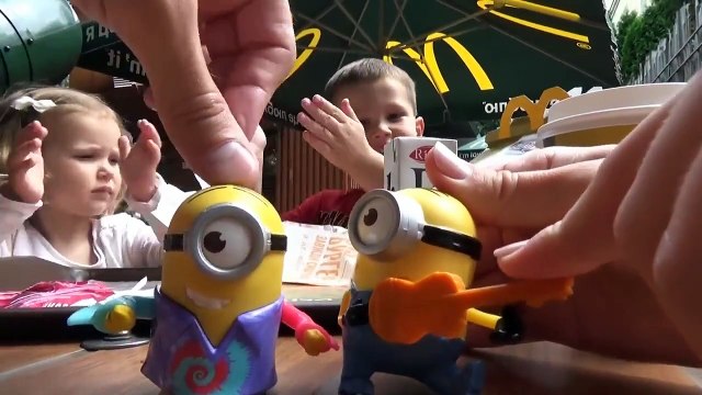 Mister Max Миньоны игрушки Хеппи Мил МакДональдс Minions toys Unboxing Happy Meal McDonalds
