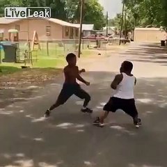 Young Kid Loses Fight Against Midget And Pulls Gun On Him