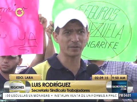 Trabajadores de HidroLara exigen discusión de contrato colectivo