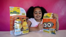 New Build A Minion Arctic Kevin /Banana 3 IN 1 Action Toy Figure | Minion Goggles