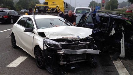 Violent accident sur l'E411