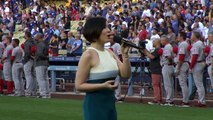 Ali(알리) Sings the national anthem(미국 국가) on LA Dodgers(다저스) Korea Night