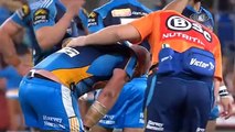 Titans eight-point try against the Broncos