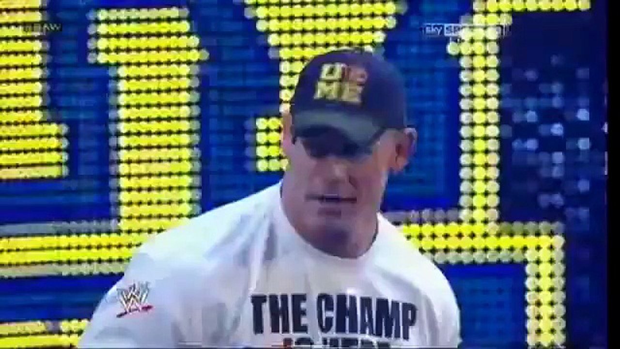 WWE Raw  John Cena vs Mark Henry [Ryback Turn heel] HD