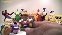 Disney toys collection   spongebob squarepants, iron man, minions and teletubbies for kids