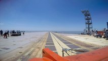 Take a 160 mph ride on an electromagnetic catapult (GoPro POV)