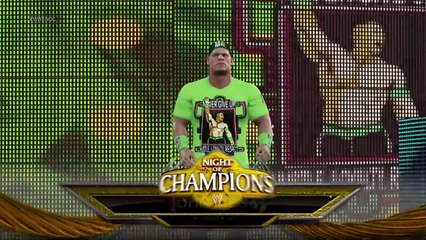 Night of champions united states championship Seth Rollens vs John Cena