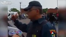 Brazilian journalist tries to interview dead man.
