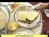 How to make Saganaki (opa cheese), Greek hors d'oeuvre
