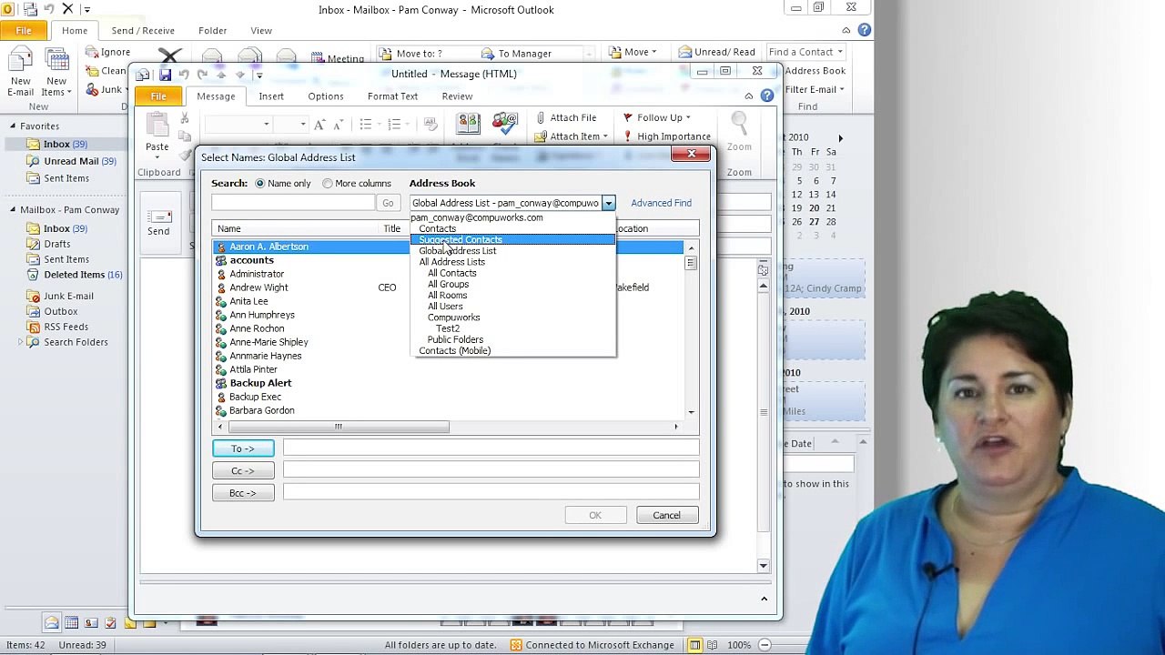 Microsoft Outlook 2010 - The Address Book Tutorial