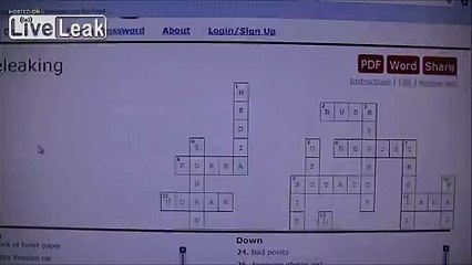 ORhemis LiveLeak Crossword Puzzle Answers
