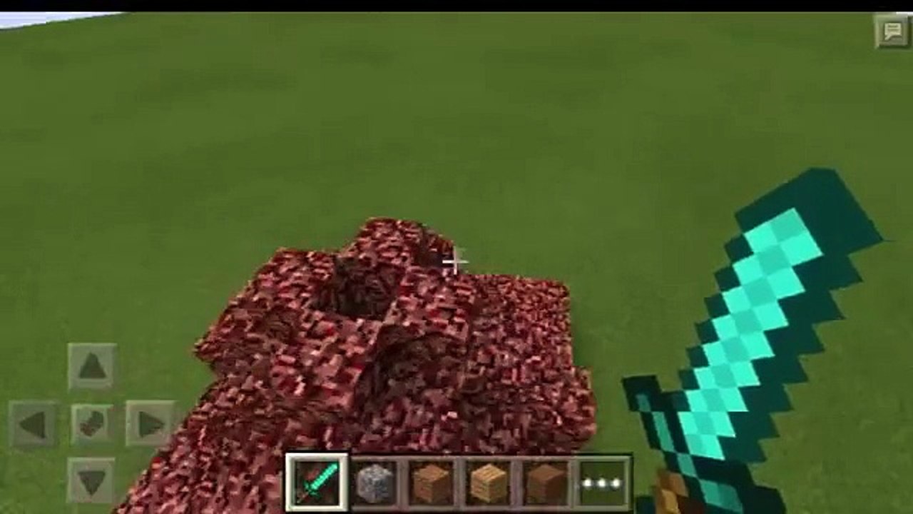 How To Build a Volcano In Minecraft 0.12.0