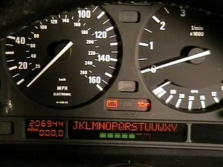 BMW E34 E32 LCD Interface, similar to i-BUS